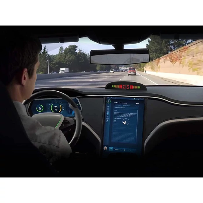 Tolatóradar szett LCD kijelzővel