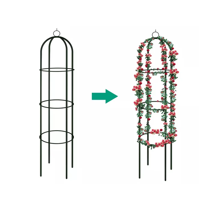 Kerti pergola virágtartó 