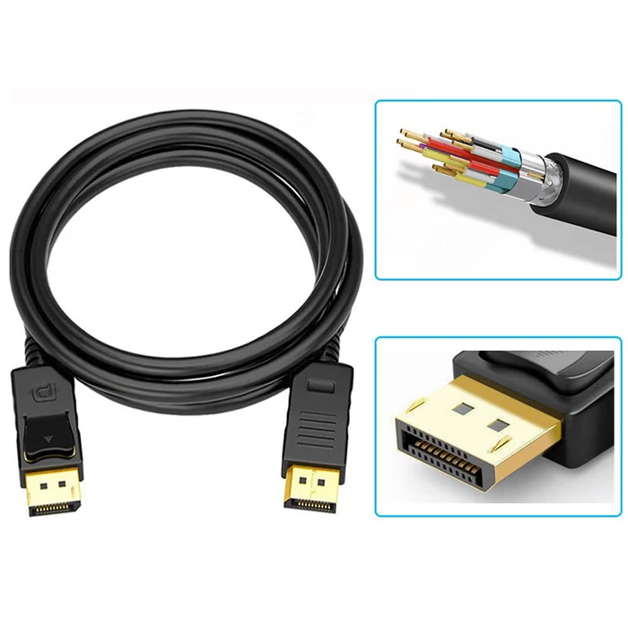  Video- és Audio DisplayPort Kábel 
