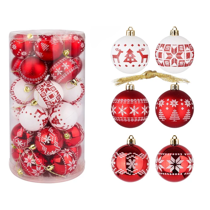 5 cm-es karácsonyfa díszek