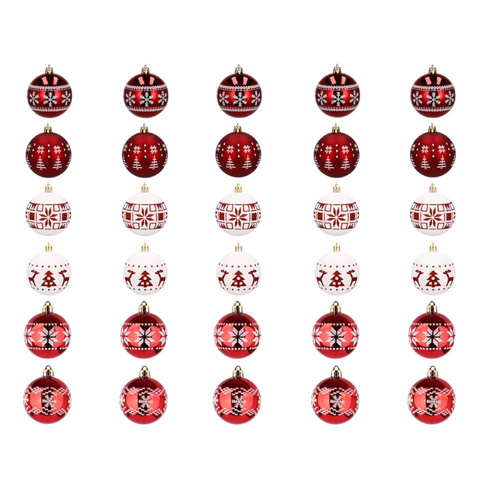 5 cm-es karácsonyfa díszek