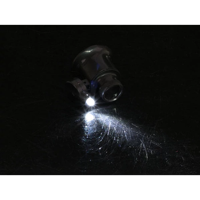 Ékszerésznagyító LED világítással, 20x