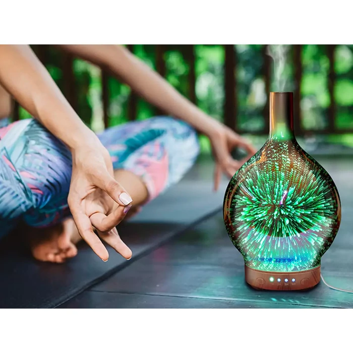 Párásító üvegbúra látványos éjszakai fénnyel