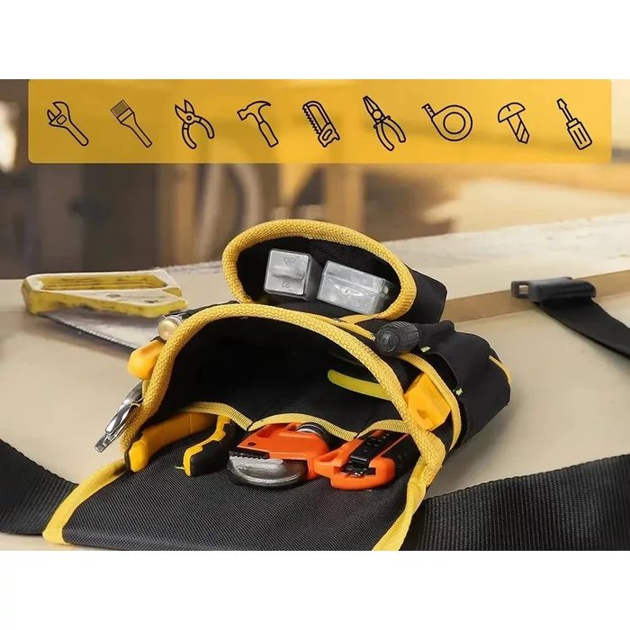 Szerszámöv 22 zsebbel, kalapácstartóval, 120 cm