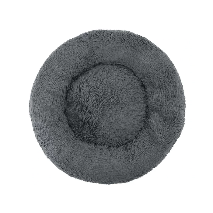 Kutya, macska plüss fekhely, 100 x 15 cm, sötét szürke