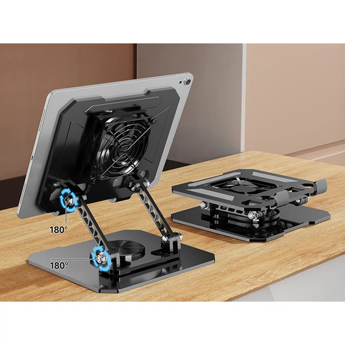 Telefon- és tablettartó állvány hűtéssel, 4-16"
