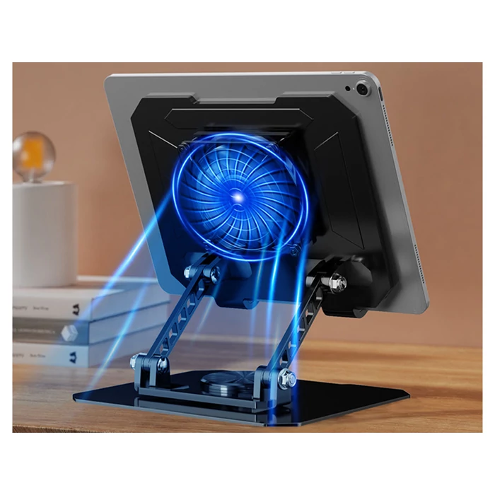 Telefon- és tablettartó állvány hűtéssel, 4-16"
