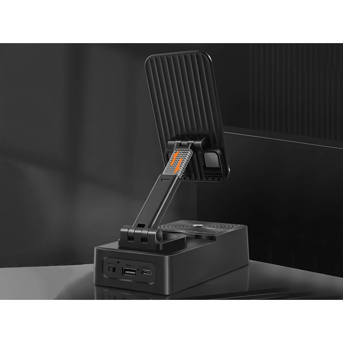 Tablet- és telefontartó Bluetooth hangszóróval