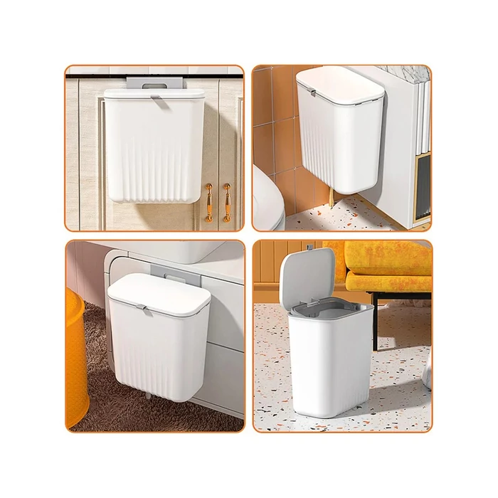 Szekrényre akasztható szemetes, 9 literes