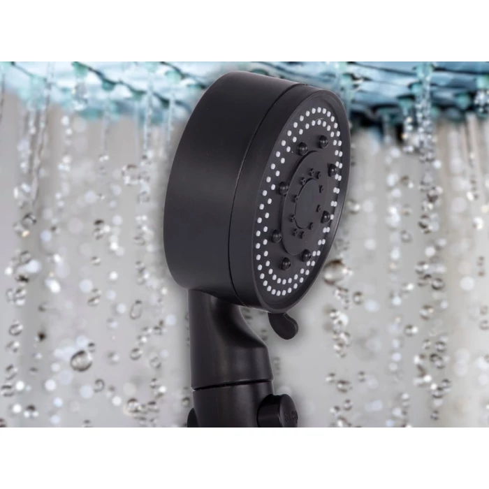 Kézi zuhanyszett 5 funkcióval, 150 cm tömlővel