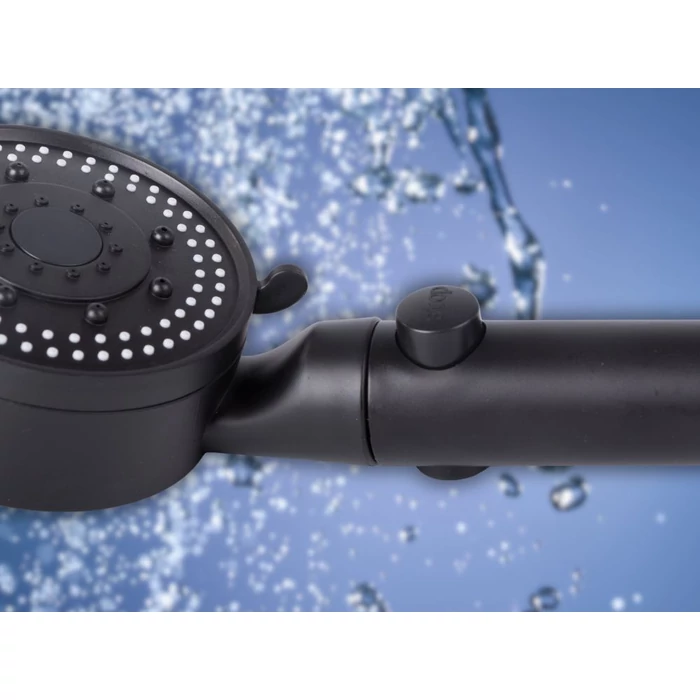 Kézi zuhanyszett 5 funkcióval, 150 cm tömlővel