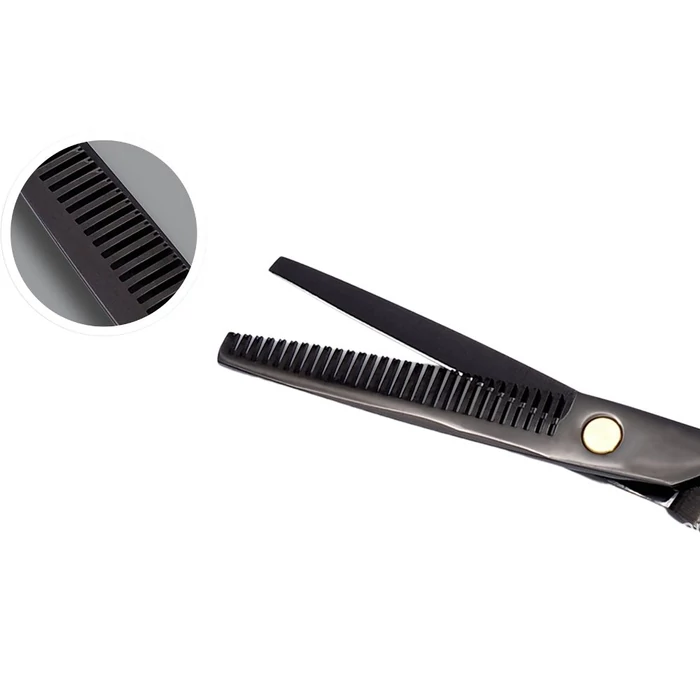 Professzionális ritkító fodrászolló, 17 cm