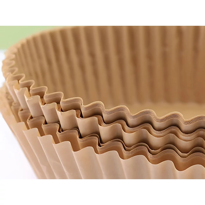 Kerek sütőpapír készlet forrólevegős sütőkhöz, 50 db