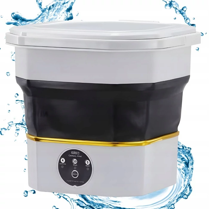 Hordozható utazó mosógép, 6 L, 240 V