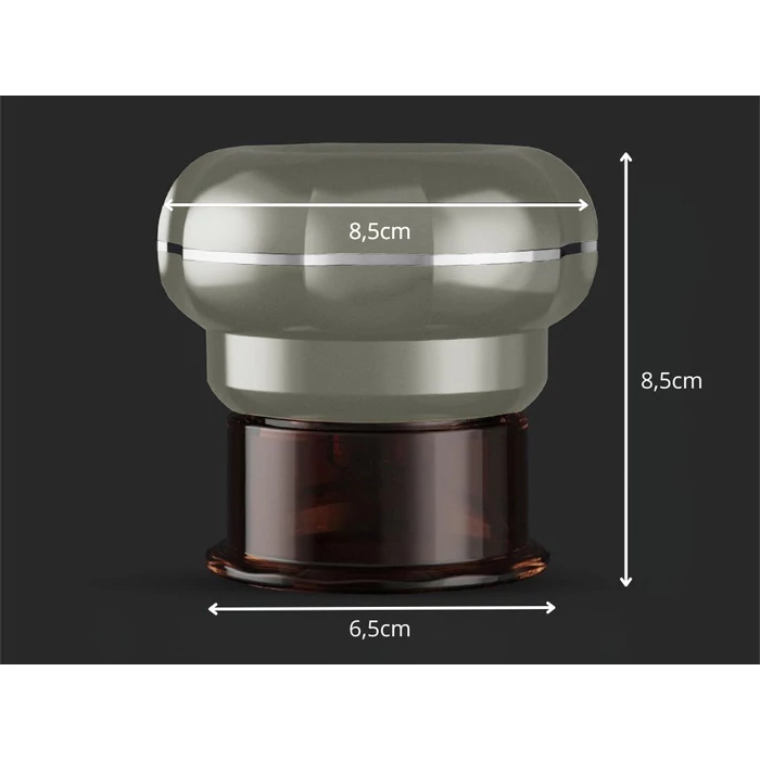 Elektromos köpölyöző 12 vákuumszinttel, szürke