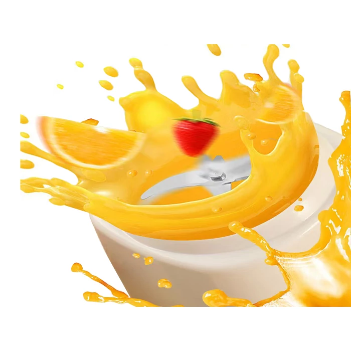 Akkus smoothie készítő turmixgép 3 üzemmóddal, 600 ml, fehér