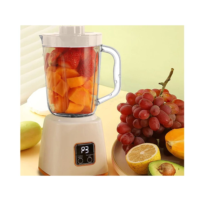 Akkus smoothie készítő turmixgép 3 üzemmóddal, 600 ml, fehér