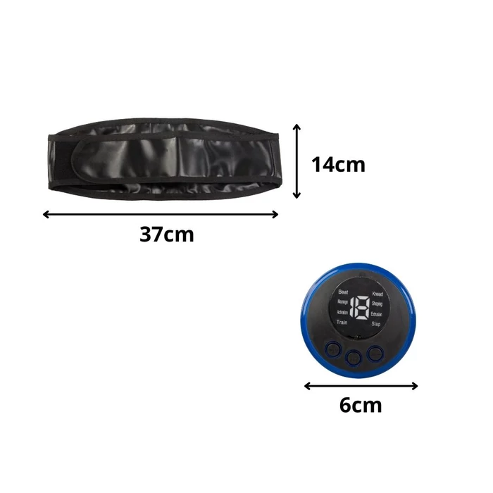 EMS elektrostimulációs hasizom edzőöv