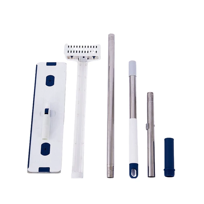 Felmosó szett mikroszálas betéttel, összecsukható vödörrel, teleszkópos nyéllel