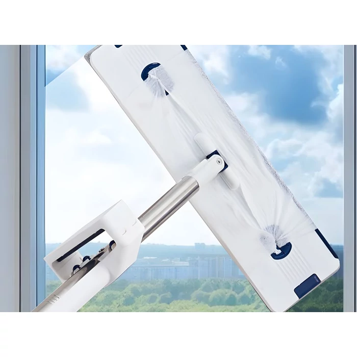 Felmosó szett mikroszálas betéttel, összecsukható vödörrel, teleszkópos nyéllel