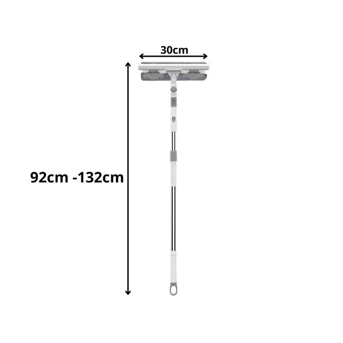 2 az 1-ben felmosó és lehúzó teleszkópos nyéllel