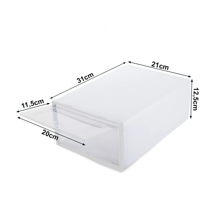 Moduláris háztartási rendszerező, cipőtartó doboz