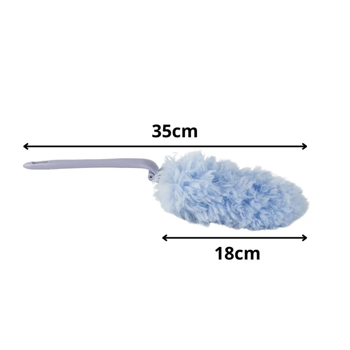 Mikroszálas portörlő kihajtható nyéllel, 35 cm