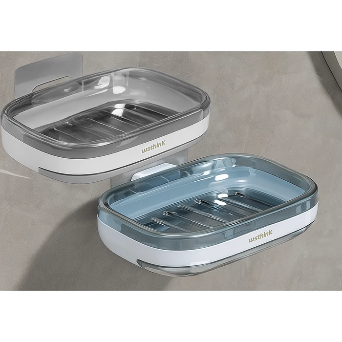 Falra rögzíthető szappantartó lecsepegtetővel