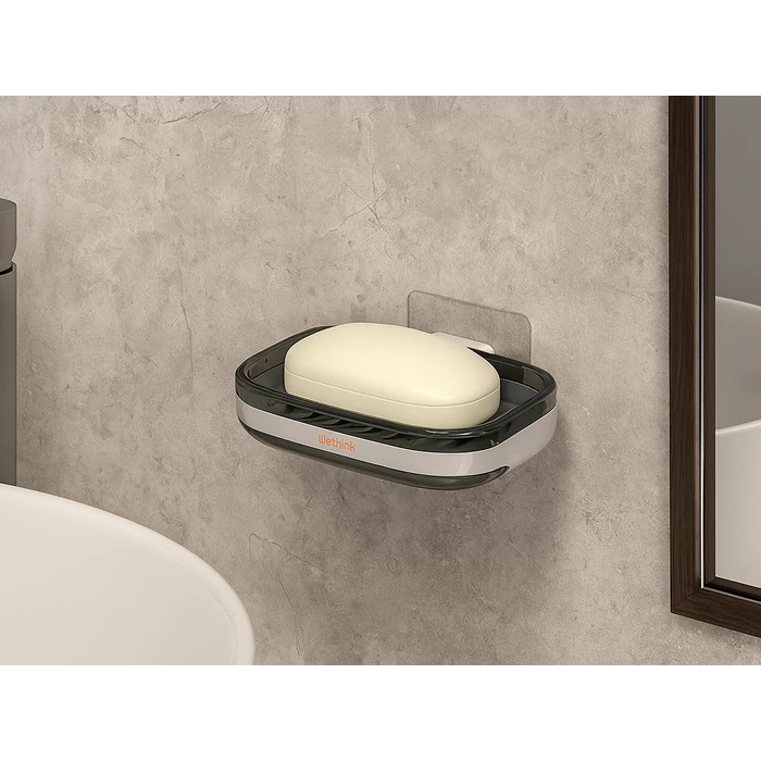 Falra rögzíthető szappantartó lecsepegtetővel