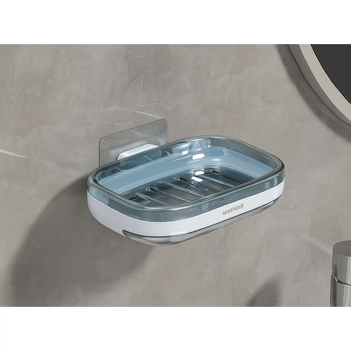 Falra rögzíthető szappantartó lecsepegtetővel