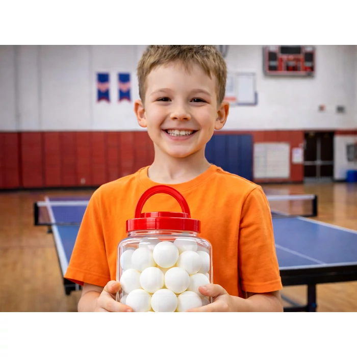 60 darabos pingpong labda készlet, fehér